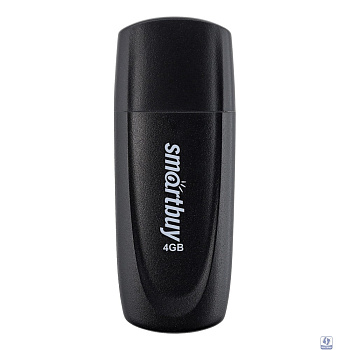 Smartbuy USB Drive 4GB Scout Black (SB004GB2SCK)