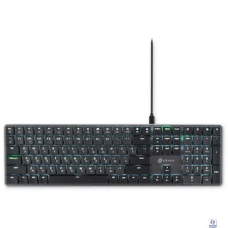 Клавиатура Оклик K953X механическая черный/серый USB Multimedia LED [1901086]
