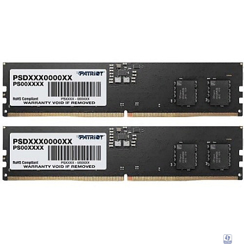 Patriot DDR5 DIMM 32GB 2x16Gb 5600MHz PSD532G5600K Signature RTL PC5-44800 CL46 288-pin 1.1В Ret