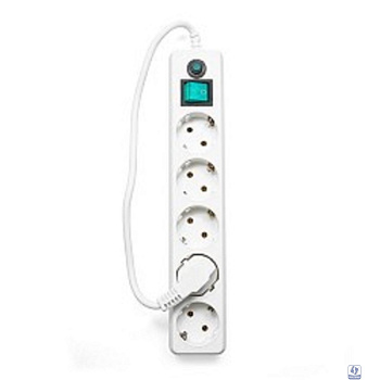 Гарнизон Сетевой фильтр EHLW-4 0,5 м 5 розеток белый 