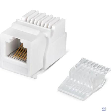 Cabeus KJ-RJ12-Toolless Вставка Keystone Jack, RJ-12(6P6C), без инструмента Toolless, белая