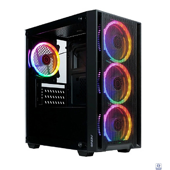 Ginzzu CL630 mATX FAN 4*12FRGB  передняя панель Сетка