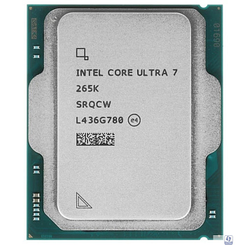 Центральный Процессор Intel Core Ultra 7 265K OEM (Arrow Lake, C20(12EC/8PC)/T20, 3,3/5,5GHz, GPU Intel Graphics, L2 36Mb, Cache 30Mb, TDP 125/250W, S1851)