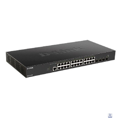 D-Link DXS-1210-28T/A1A PROJ Управляемый L2+ коммутатор с 24 портами 10GBase-T и 4 портами 25GBase-X SFP28