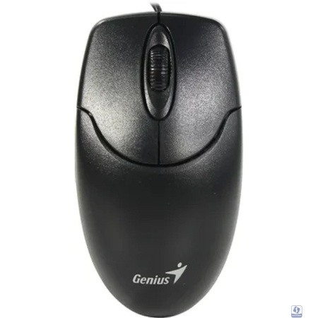 Мышь проводная Genius NetScroll 120 V2, оптическая, разрешение 1000 DPI, кабель 1.5 м, для правой/левой руки. Цвет: черный (31010018400)