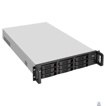 Exegate EX296380RUS Серверный корпус ExeGate Pro 2U660-HS08 <RM 19", высота 2U, глубина 660, БП 1200ADS, 8xHotSwap, USB>
