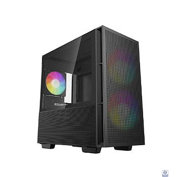 Deepcool CH360 black (mATX, без БП, ARGB, USB3.2 Type-A + USB3.2 Type-C) (R-CH360-BKAPE3-G-1)