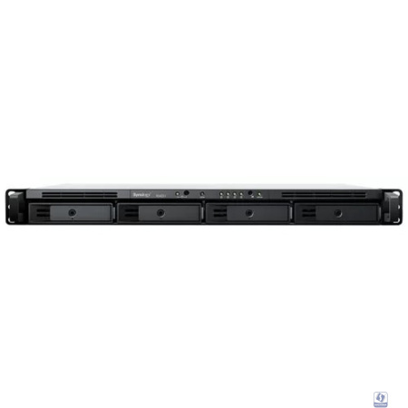 Synology RS422+ RackStation Сетевое хранилище (1U, 4x3.5/2.5" HDD, 2-core 2.6 GHz, 2 GB DDR4 ECC, 2xGbE LAN)
