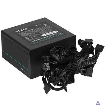 Блок питания Deepcool ATX 650W PF650 80 PLUS Блок питания (20+4pin) APFC 120mm fan 6xSATA RTL