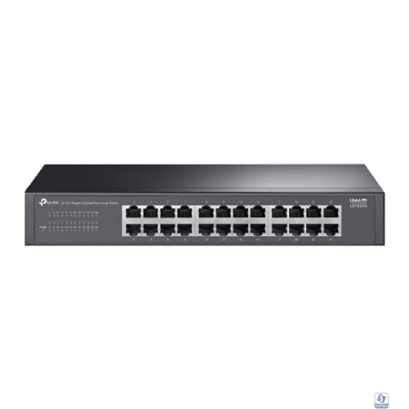 TP-Link LS1024G Коммутатор с 24 гигабитными портами для размещения на столе или в стойке