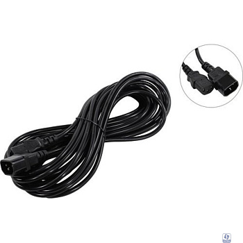 Exegate EP280633RUS Кабель монитор - компьютер (UPS->устройство) ExeGate Power EC-10P (IEC 320 С13->С14) VDE-250V-3*0.75mm2, медь, черный, 10м.