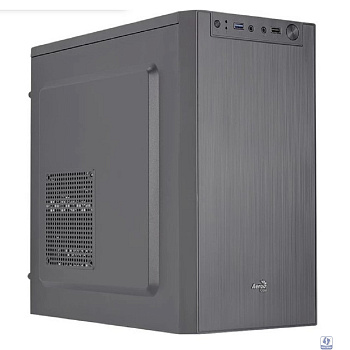 Корпус mATX Aerocool CS-108-S-BK-v1, Mini-Tower, без БП,  черный (4711099471720)