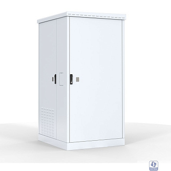 ЦМО Шкаф уличный всепогодный напольный 12U (Ш1000 х Г900) с электроотсеком, три двери (ШТВ-2-12.10.9-43А3)