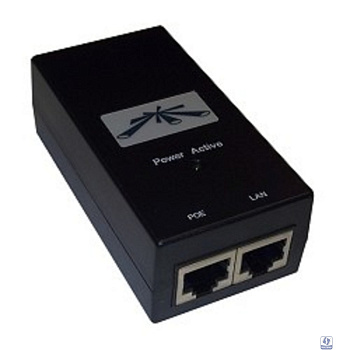 UBIQUITI POE-24-24W Блок питания с PoE, 220 VAC -> 24 VDC, 1А