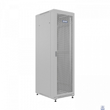 NTSS Шкаф напольный универсальный серверный NTSS R 42U 600х800мм, 4 профиля 19, двери перфорированная и перфорированная, боковые стенки съемные, регулируемые опоры, разобранный, серый RAL 7035 NTSS-R4