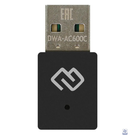 Digma DWA-AC600C Net Adapter WiFi AC600 USB 2.0 (ant.int) 1ant. (pack:1pcs)