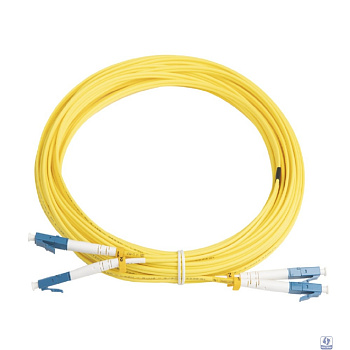 Hyperline FC-D2-9-LC/­UR-LC/­UR-H-10M-LSZH-YL Патч-корд волоконно-оптический (шнур) SM 9/­125 (OS2), LC/­UPC-LC/­UPC, 2.0 мм, duplex, LSZH, 10 м