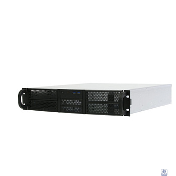 Procase RE204-D4H2-A-45 Корпус 2U server case,4x5.25+2HDD,черный,без блока питания(2U,2U-redundant),глубина 450мм,ATX 12"x9.6"