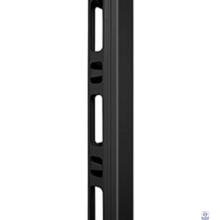 Cabeus SH-05C42-BK Вертикальный кабельный органайзер в шкаф 42U, металлический, цвет черный (RAL 9004)