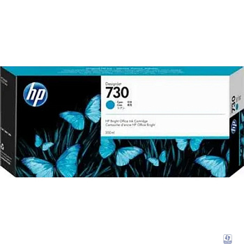 HP 730 P2V68A Картридж HP голубой   
