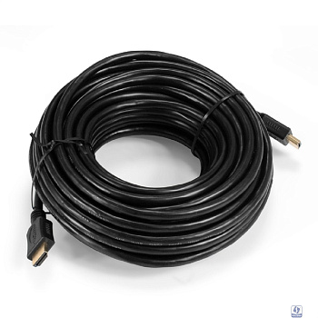Exegate EX287734RUS Кабель HDMI ExeGate EX-CC-HDMI2-15.0 (19M/19M, v2.0, 15м, 4K UHD, Ethernet, позолоченные контакты)