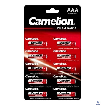 Повреждение упаковки Camelion Plus Alkaline BL1x10  LR03 отрывные (LR03-BP1x10P, батарейка,1.5В) (10 шт. в уп-ке)