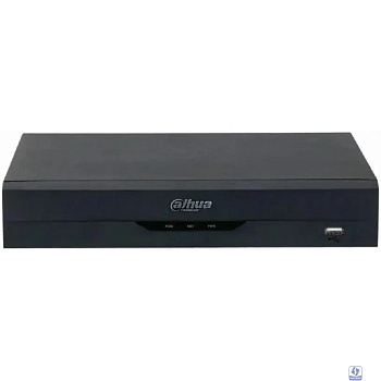DAHUA DHI-NVR2104HS-P-I2 4-канальный IP-видеорегистратор с PoE, 4K и H.265+, видеоаналитика, входящий поток до 80Мбит/с, 1 SATA III до 10Тбайт