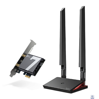 TP-Link Archer TBE550E BE9300 Трехдиапазонный беспроводной PCI Express-адаптер Wi-Fi 7 с поддержкой Bluetooth 5.4