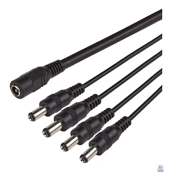 Rexant (14-0319) Разветвитель питания DC на 4 разъема 2,1х5,5мм