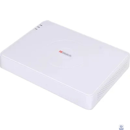 HiWatch DS-N208P(C) IP-видеорегистратор 8-ми канальный c 8-ю PoE интерфейсами Видеовход: 8 IP 4Мп; Аудиовход: 1 канал RCA; Видеовыход: 1 VGA и 1 HDMI до 1080Р; Аудиовыход; 