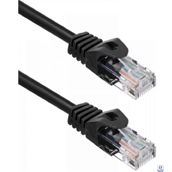 Кабель ACD Патч-корд ACD-LPU5C-20B |ACD-LPU5C-20B| Cat5e UTP 24AWG 4Pair, 7/0.18мм CU Черный, 2.0м, (741777) 