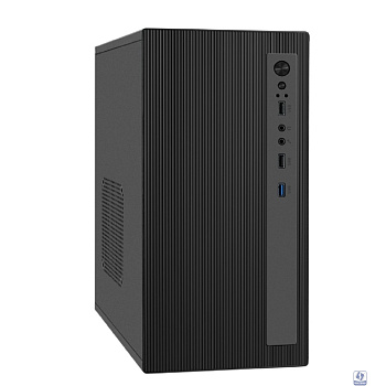 Exegate EX299067RUS Корпус Minitower ExeGate BAA-303MU-AAA400 (mATX, БП AAA400 с вент. 8см, 2*USB+1*USB3.0, HD Audio, черный)