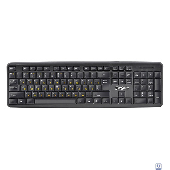 Exegate EX279937RUS Клавиатура Exegate LY-331, <USB, шнур 1,5м, черная, 104кл, Enter большой>, OEM