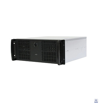 Procase EB445-B-0 Корпус 4U Rack server case, черный, дверца, без блока питания, глубина 450мм, MB 12"x9.6"