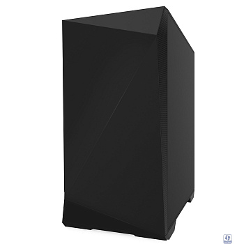 ZALMAN Z1 Iceberg Black, без БП, боковое окно (закаленное стекло), черный,  mATX