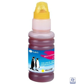Чернила G&G GG-C13T00R440 желтый70мл для Epson EcoTank 7700/7750