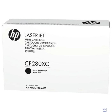 HP Картридж CF280XC 80X лазерный увеличенной емкости (6900 стр) (белая корпоративная коробка)