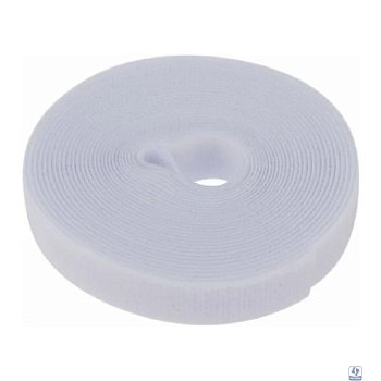 Rexant (07-7521) Лента-липучка многоразовая 5 м х 20мм, белая (1 шт/уп)REXANT