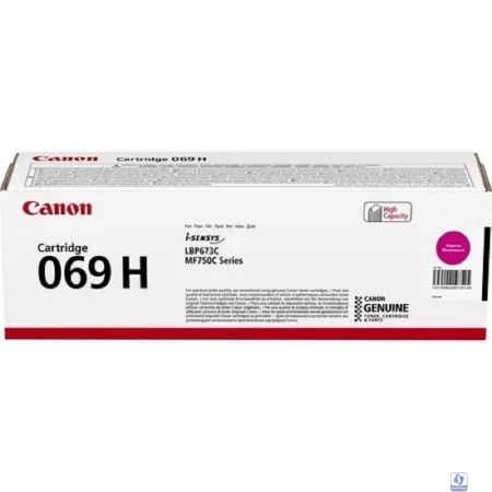 Canon Тонер-картридж  CRG 069 H M, 5096C002, 5500 стр 5096C002/5096C001