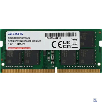 A-data DDR4 SODIMM 32GB 3200 Premier AD4S320032G22-SGN, CL22, 1.2V