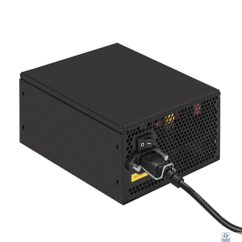 Exegate EX292148RUS-OEM-S Блок питания 400W ExeGate 80 PLUS® 400PPH-LT-OEM (ATX, APFC, КПД 82% (80 PLUS), 12cm fan, 24pin, (4+4)pin, PCIe, 5xSATA, 3xIDE, black, кабель 220V с защитой от выдергивания)