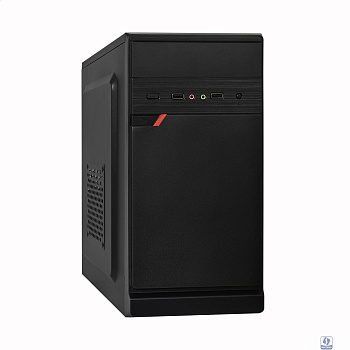 Exegate EX283058RUS Корпус Minitower ExeGate BAA-106 Black, mATX, <AAA400, 80mm>, 2*USB, Audio