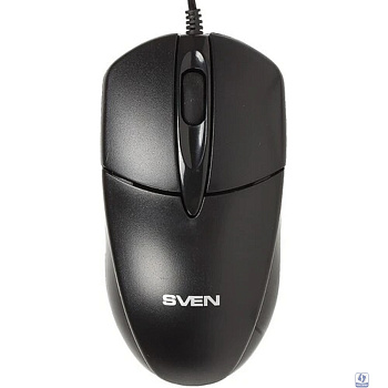 Мышь Sven RX-112 USB чёрная (2+1кл. 1000DPI, кор)