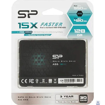 Silicon Power SSD 128Gb A55 SP128GBSS3A55S25 