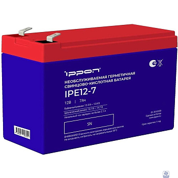 Ippon Батарея IPE12-7 12В 7Ач 