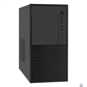 Exegate EX299237RUS Корпус Minitower ExeGate BAA-308MU2-UNS400 (mATX, БП UNS400 с вент. 12см, 1*USB+2*USB3.0, HD Audio, черный)