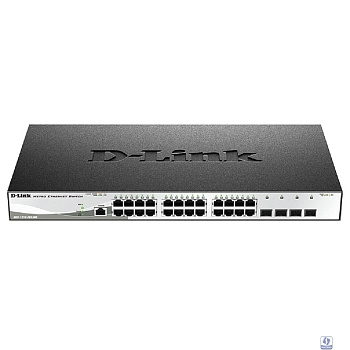 D-Link DGS-1210-28X/ME/C1A Управляемый L2 коммутатор с 24 портами 10/100/1000Base-T и 4 портами 10GBase-X SFP+