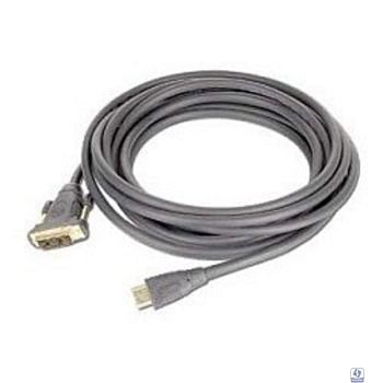 Кабель HDMI-DVI Cablexpert CC-HDMI-DVI-10MC, 19M/19M, single link, медь, позол.разъемы, экран, 10м, черный, пакет
