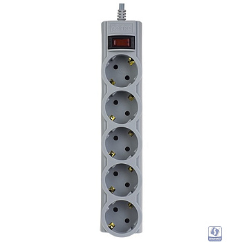 Perfeo Сетевой фильтр "POWERX", PF_A4715 (1,8м, 5 розеток, серый)