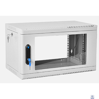 ЦМО Шкаф телекоммуникационный настенный сварной 6U (600 x 500) съёмные стенки, дверь стекло, ШРН-6.500